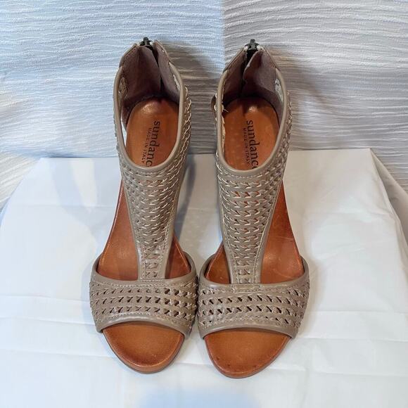 Sundance Nude Beige Strappy Sandals Made in Italy Size EU 38 | US 7.5 - 8 (S346) - Picture 3 of 7